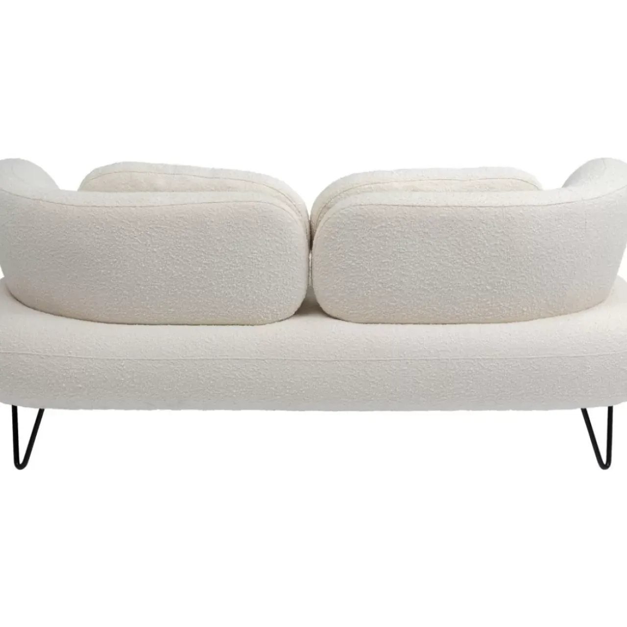Sofas & Couches-KARE Design Sofa Peppo 2-Sitzer Weis 182Cm