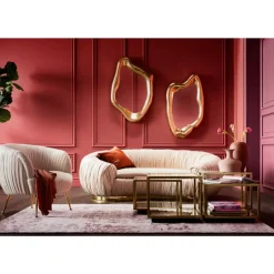 Sofas & Couches-KARE Design Sofa Perugia 2-Sitzer Creme