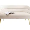 Sofas & Couches-KARE Design Sofa Sandwich 2-Sitzer Creme 125Cm