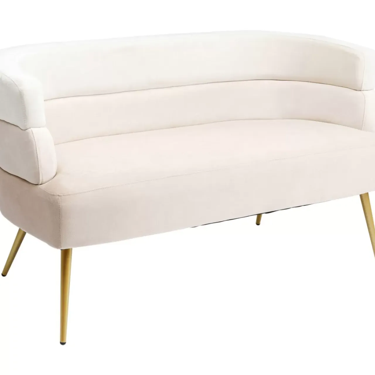 Sofas & Couches-KARE Design Sofa Sandwich 2-Sitzer Creme 125Cm