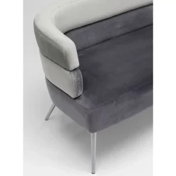 Sofas & Couches-KARE Design Sofa Sandwich 2-Sitzer Grau