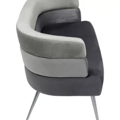 Sofas & Couches-KARE Design Sofa Sandwich 2-Sitzer Grau