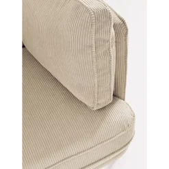 Sofas & Couches-KARE Design Sofa Shirly 3-Sitzer Creme