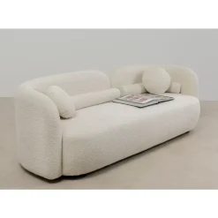 Sofas & Couches-KARE Design Sofa 3-Sitzer Kelly Boucle 225Cm
