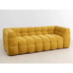 Sofas & Couches-KARE Design Sofa 3-Sitzer Salamanca Gelb 240Cm