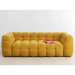 Sofas & Couches-KARE Design Sofa 3-Sitzer Salamanca Gelb 240Cm