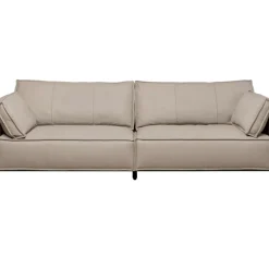 Sofas & Couches-KARE Design Sofa 3-Sitzer Victor Leder Grau 233Cm