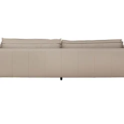 Sofas & Couches-KARE Design Sofa 3-Sitzer Victor Leder Grau 233Cm