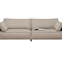 Sofas & Couches-KARE Design Sofa 3-Sitzer Victor Leder Grau 233Cm