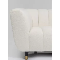 Sofas & Couches-KARE Design Sofa Spectra 3-Sitzer Weis 245Cm