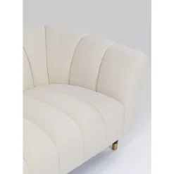 Sofas & Couches-KARE Design Sofa Spectra 3-Sitzer Weis 245Cm
