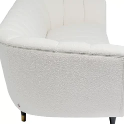 Sofas & Couches-KARE Design Sofa Spectra 3-Sitzer Weis 245Cm