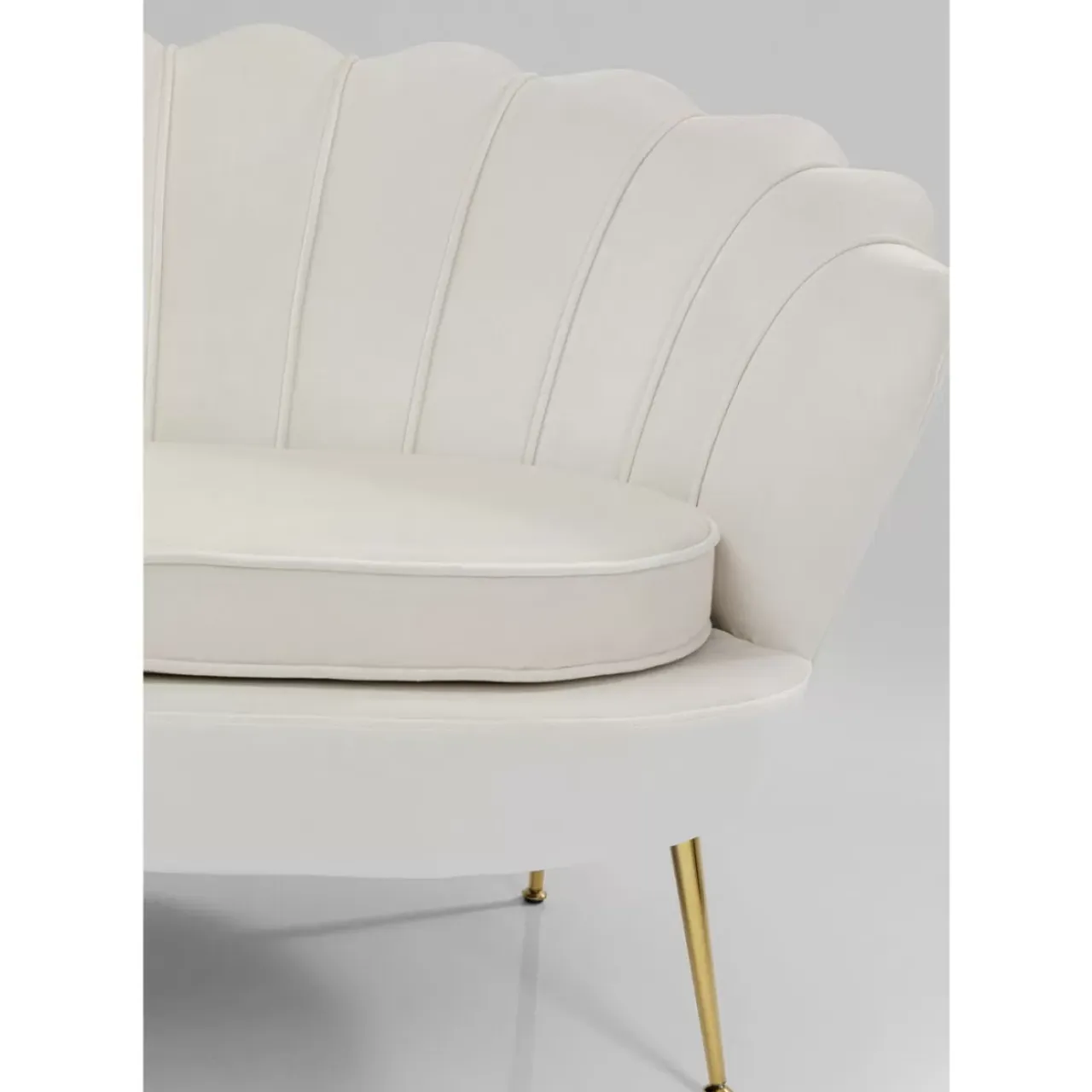 Sofas & Couches-KARE Design Sofa Water Lily 2-Sitzer Beige