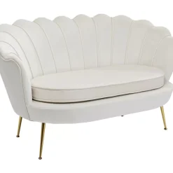 Sofas & Couches-KARE Design Sofa Water Lily 2-Sitzer Beige