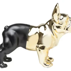Deko & Geschenkartikel-KARE Design Spardose Bulldog Gold-Schwarz