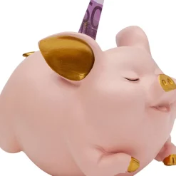 Deko & Geschenkartikel-KARE Design Spardose Happy Pig Rosa