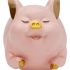 Deko & Geschenkartikel-KARE Design Spardose Happy Pig Rosa