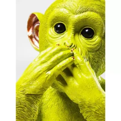 Deko & Geschenkartikel-KARE Design Spardose Monkey Iwazaru Grun