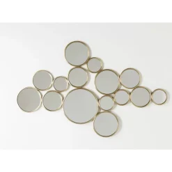 Spiegel-KARE Design Spiegel Bubbles Messing 183X93Cm