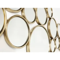 Spiegel-KARE Design Spiegel Bubbles Messing 183X93Cm
