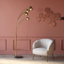 Spiegel-KARE Design Spiegel Bubbles Messing 183X93Cm