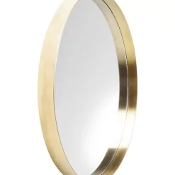 Spiegel-KARE Design Spiegel Curve Mo Brass O60Cm
