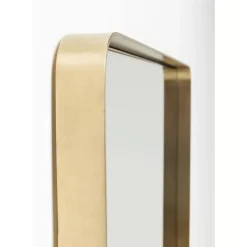 Spiegel-KARE Design Spiegel Curve Mo Brass 80X120Cm