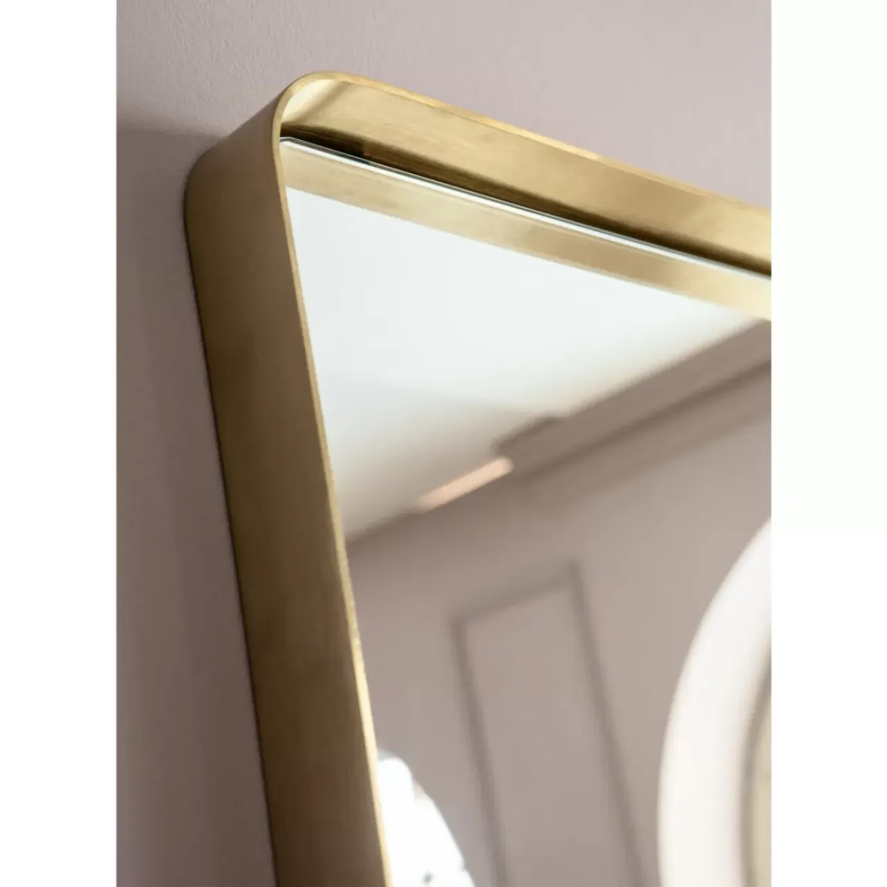 Spiegel-KARE Design Spiegel Curve Mo Brass 70X200Cm
