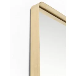 Spiegel-KARE Design Spiegel Curve Rectangular Brass 70X200Cm