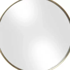 Spiegel-KARE Design Spiegel Curve Round Brass O60Cm