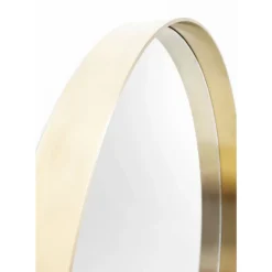 Spiegel-KARE Design Spiegel Curve Round Brass O60Cm