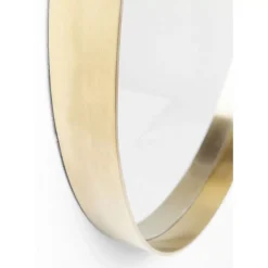 Spiegel-KARE Design Spiegel Curve Round Brass O60Cm