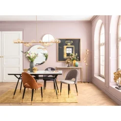 Spiegel-KARE Design Spiegel Curve Round Brass O60Cm