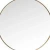 Spiegel-KARE Design Spiegel Curve Round Brass O100Cm