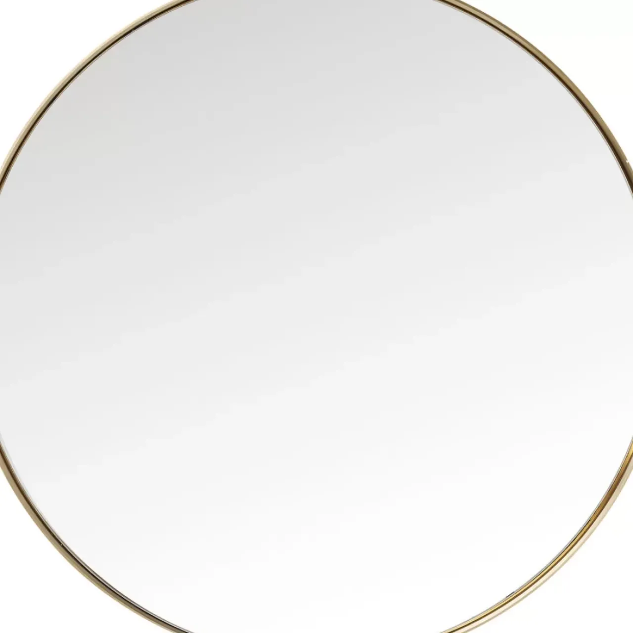 Spiegel-KARE Design Spiegel Curve Round Brass O100Cm