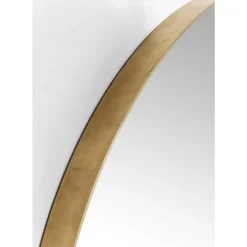 Spiegel-KARE Design Spiegel Curve Round Brass O100Cm