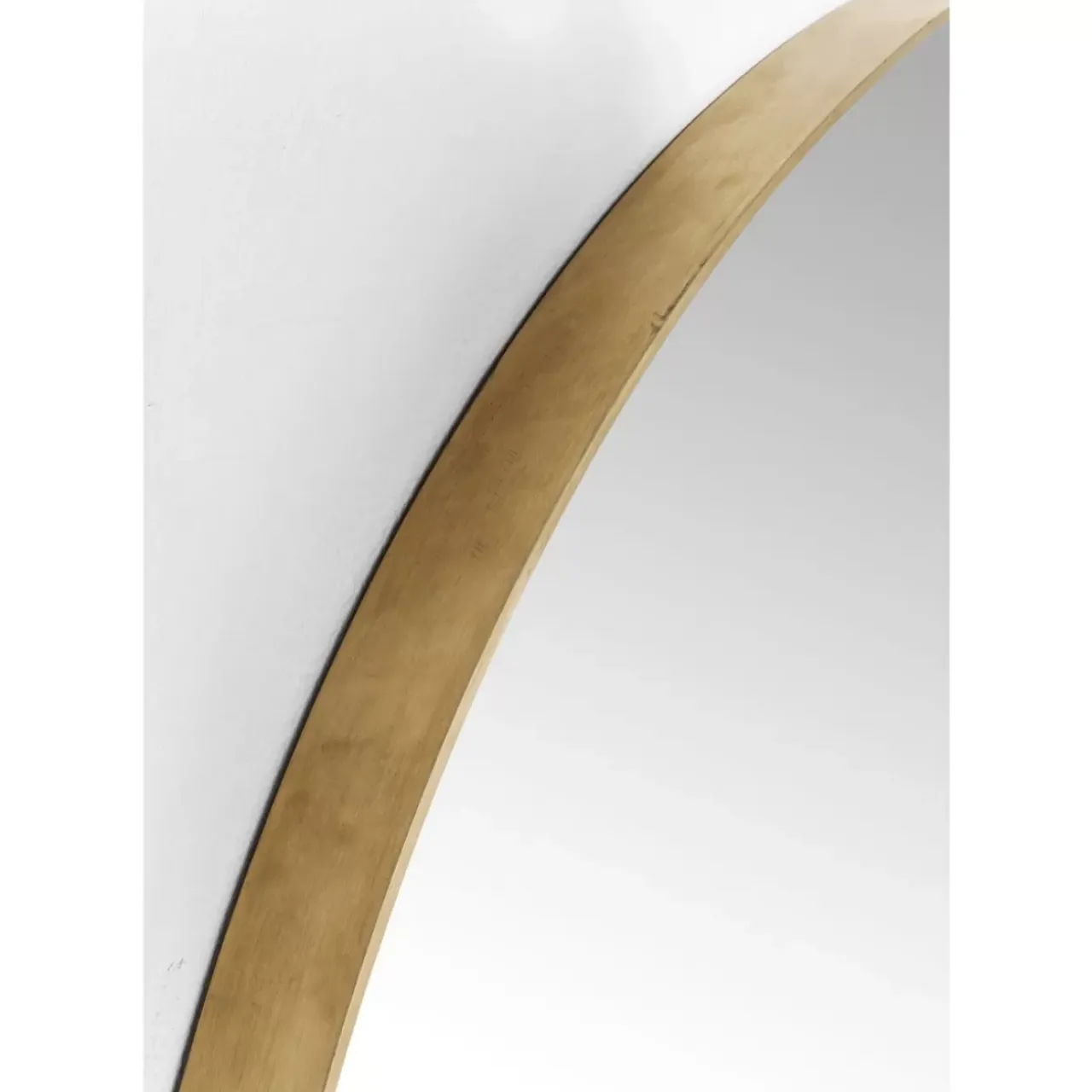 Spiegel-KARE Design Spiegel Curve Round Brass O100Cm