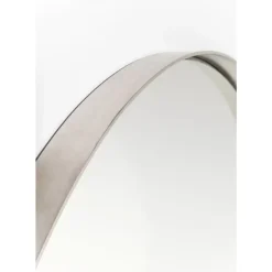 Spiegel-KARE Design Spiegel Curve Round Stainless Steel O100Cm