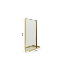 Spiegel-KARE Design Spiegel Curve 80X50Cm