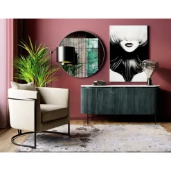 Spiegel-KARE Design Spiegel Curvy Chrom Look O100