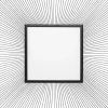 Spiegel-KARE Design Spiegel Dimension Square Schwarz 91X91Cm