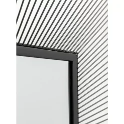 Spiegel-KARE Design Spiegel Dimension Square Schwarz 91X91Cm