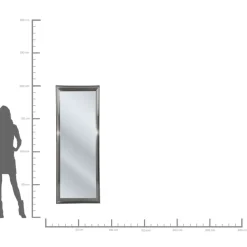 Spiegel-KARE Design Spiegel Frame Eve Silver 180X90Cm