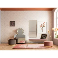 Spiegel-KARE Design Spiegel Hipster Bamboo 80X180Cm