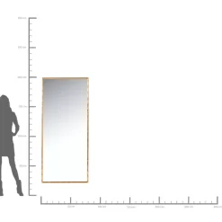 Spiegel-KARE Design Spiegel Hipster Bamboo 80X180Cm