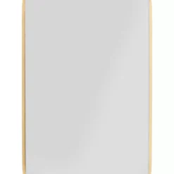 Spiegel-KARE Design Spiegel Jetset Square Gold 94X64Cm