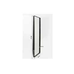 Spiegel-KARE Design Spiegel Ombra Soft Schwarz 200X80Cm
