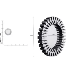 Spiegel-KARE Design Spiegel Sprocket O92Cm