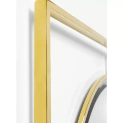 Spiegel-KARE Design Spiegel Stanford Frame Gold O90Cm