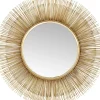 Spiegel-KARE Design Spiegel Sunburst Tre Gold O87Cm